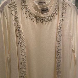 2 pc. Sequined sweater